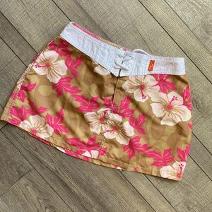 Free w/ Bundle Floral Swim Skirt M
